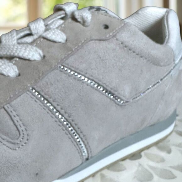 Paul Green $455 Tanner Leather Suede Rhinestone Sneaker Size 5.5 AU 8 US - Picture 6 of 16